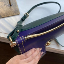 Load image into Gallery viewer, Carven Accessory Leather Purple Charm Shoulder Bag
