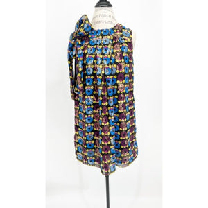 Anna Sui Metallic Mod Dress Medium