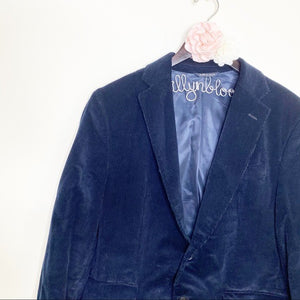 BANANA REPUBLIC Velvet Blue Jacket for Men