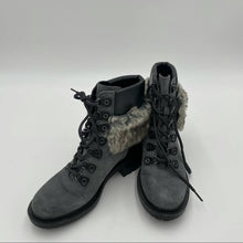 Load image into Gallery viewer, Botkier Ladies Madigan Slate Hiking Waterproof Boots Size 7
