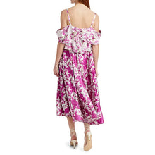 Load image into Gallery viewer, AMUR Off-The-Shoulder Magenta Popover Waist Dress US 00
